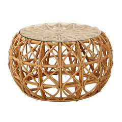 Rafina Rattan Coffee Table - Natural