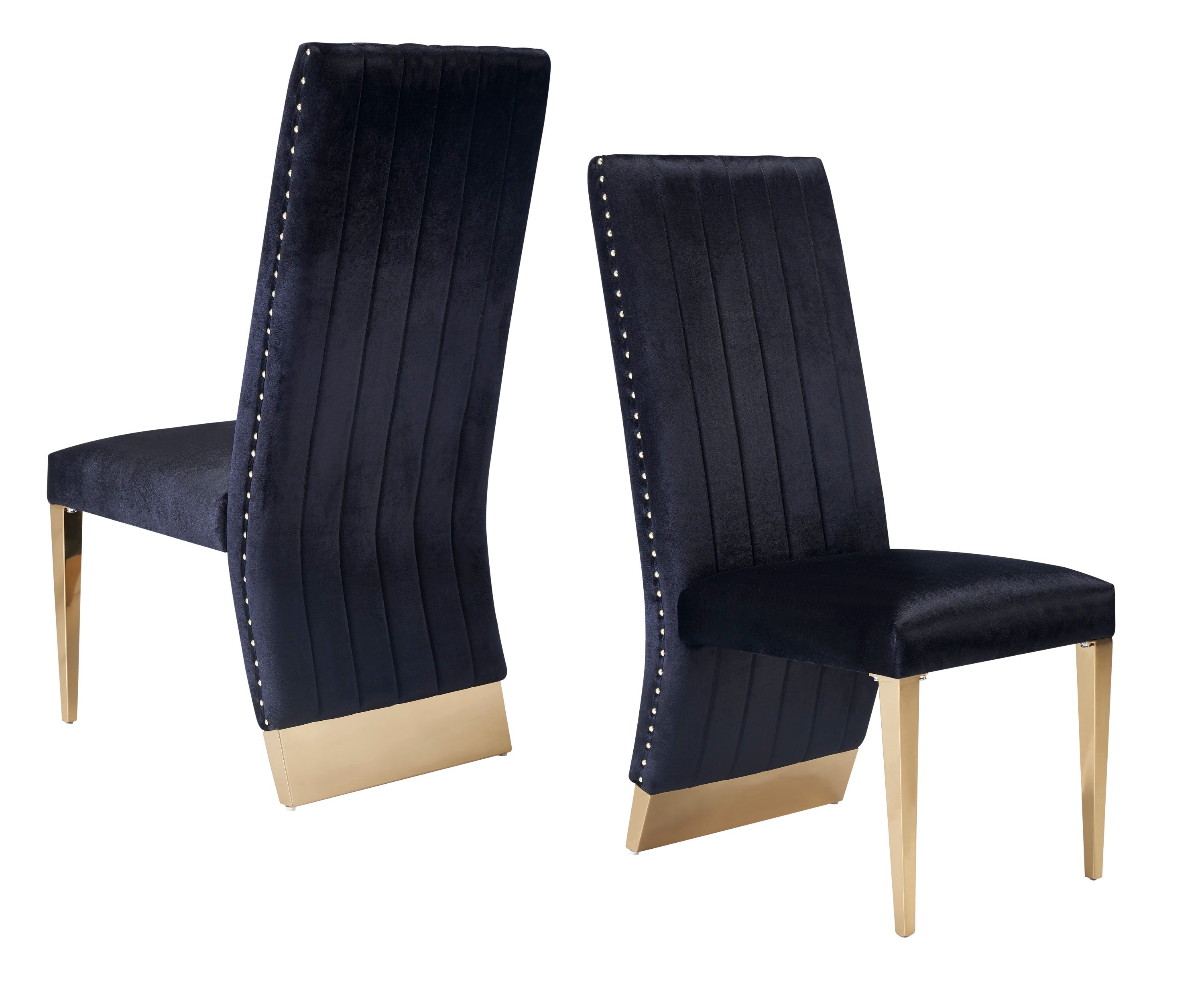 Velvet Gold Chairs