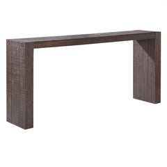 Brown U Console Table