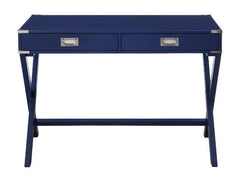 Contemporary Writing Desk - Navy Blue Finish