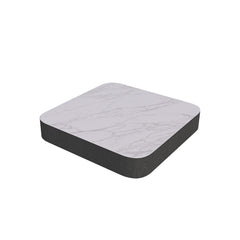 Square Black & White Coffee Table