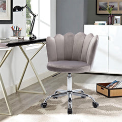 Modern Swivel Shell Chair - Grey