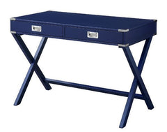 Contemporary Writing Desk - Navy Blue Finish