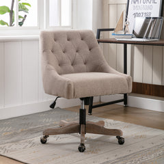 Swivel Shell Chair - Brown