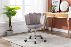 Modern Swivel Shell Chair - Grey