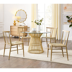 Metal dining chair
