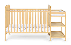Natural Crib and Changer Combo
