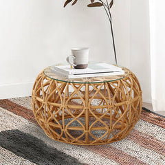 Rafina Rattan Coffee Table - Natural