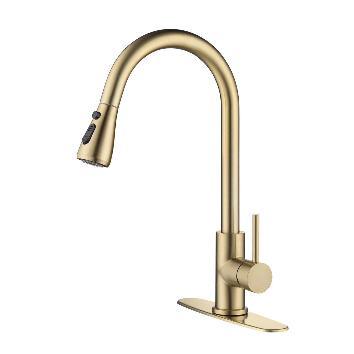 Kitchen Faucet with Pull Out Sprayer - Gold