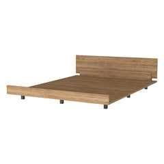 Modern Queen Bed Frame Pine - Beige