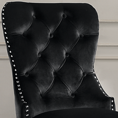Black Velvet Chairs