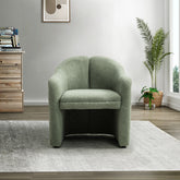 César Barrel Chair - Sage Green
