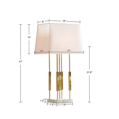Doyer Metal Table Lamp - Gold