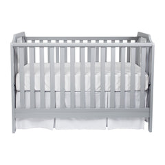 Light Gray 3-in-1 Convertible Island Crib