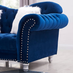 MAICOSY 1/2/3 Seater Sofa set Living Room Velvet Upholstered Loveseat Furniture