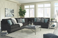 Cosy Gray/Black Casual Lantern (Set of 2)