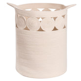 Bohemian Style Cotton Rope Storage Basket - Beige