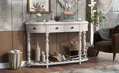 white console table