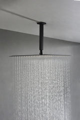 Matte Black Bathroom Luxury Combo Set Ceiling Mounted Rainfall