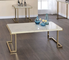 Coffee Table in Faux Marble