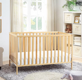 Natural 3-in-1 Convertible Island Crib Natural