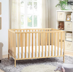 Natural 3-in-1 Convertible Island Crib Natural