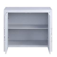 Cicero Console Table - Platinum Finish