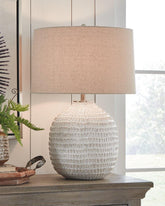 Ceramic Beige Table Lamp