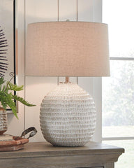 Ceramic Beige Table Lamp
