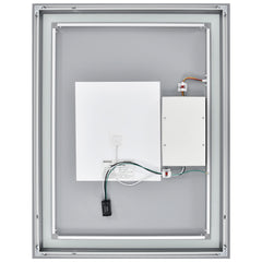 MAICOSY 36"x28" LED Bathroom Mirror Vanity Makeup Mirrors Touch Anti-fog Dimmable