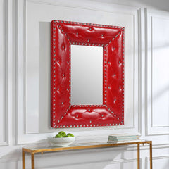 RED Rectangle Decorative Wall Mirror