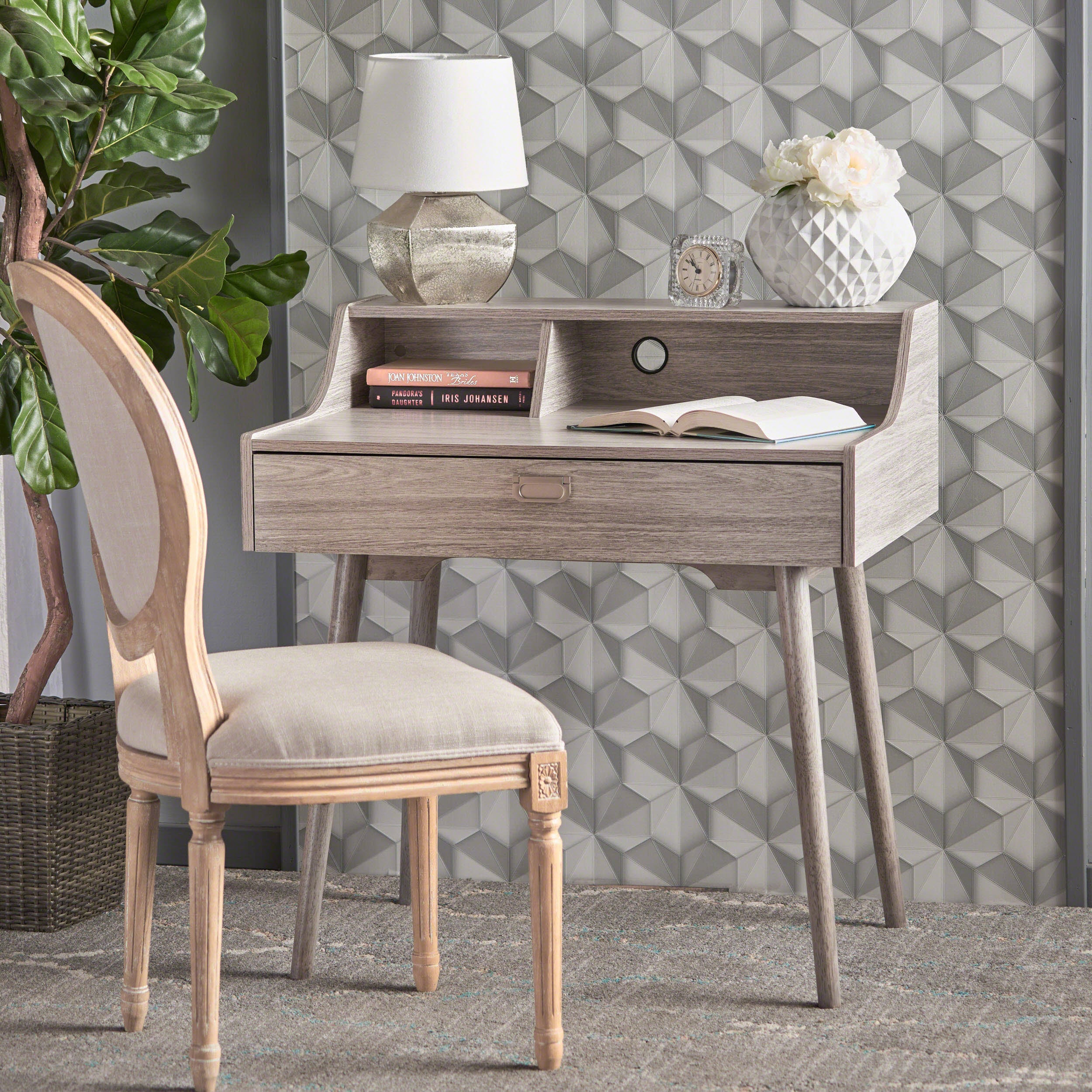 Modern Finished Fiberboard Cute Home Study Desk
