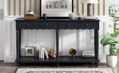 Console table with 4 drawers