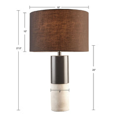 Fulton Concrete Table Lamp - Black