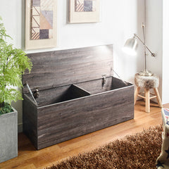 Rustic Gray Bench