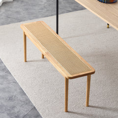 Solid Wood Bench - Natural Wood Wash