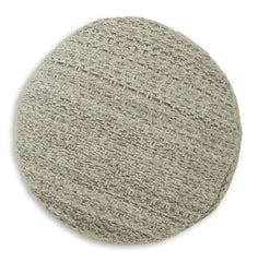 Contemporary Multicolor Wool Pouf