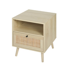 Natural Rattan Nightstand