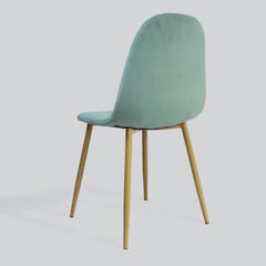 Mid Century Modern Side Dining Chairs (Set of 4) - Light Green