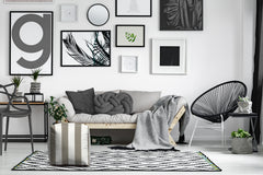 Med Taupe Indoor/Outdoor Pouf