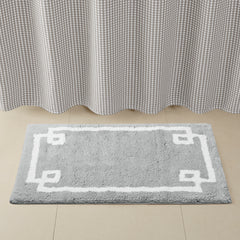Cotton Tufted Bath Rug 24x40" - Grey