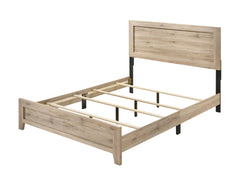 Miquell Eastern King Bed - Natural