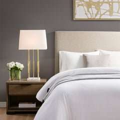 Doyer Metal Table Lamp - Gold
