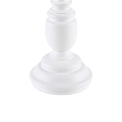 Astoria Resin Buffet Table Lamp - White