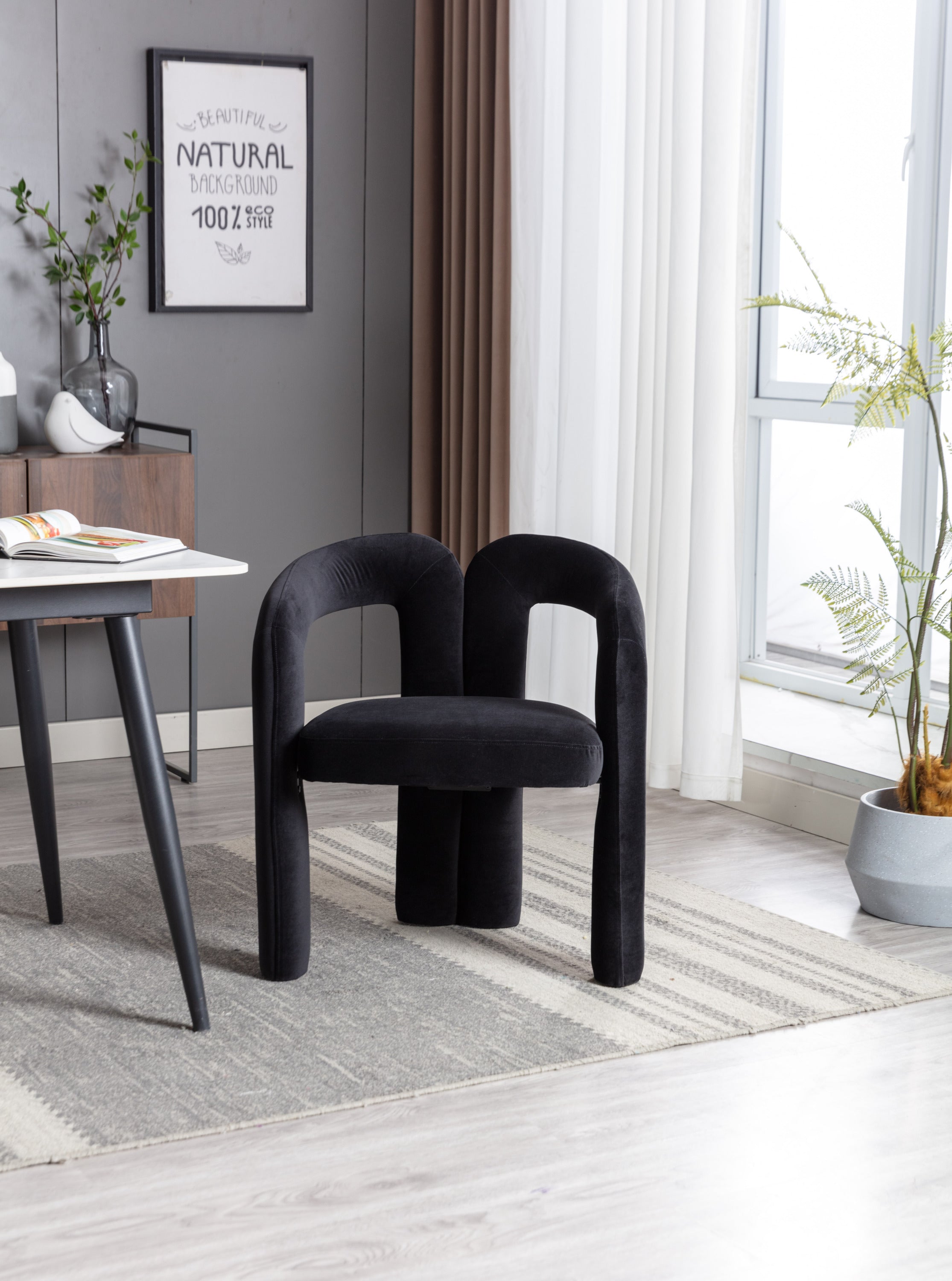 Modern Dining Chair Fabric