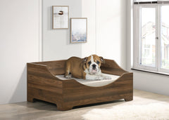 Comfy Pet Bed with Cushion - Brown