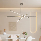 Pendant Lighting Fixture in Silver Integrated LED - Chrome