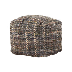 Kamil Handcrafted Boho Fabric Pouf