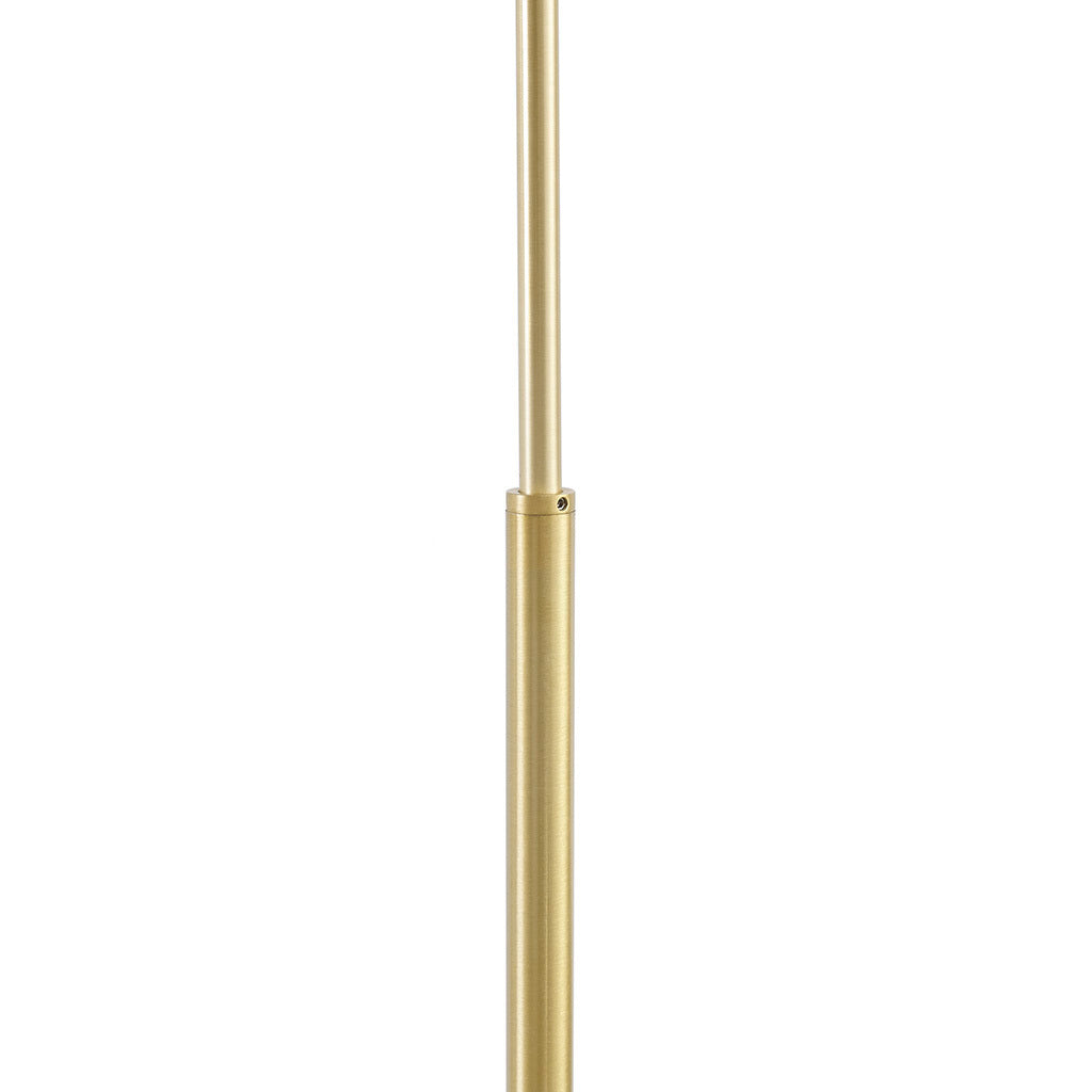 Auburn Arched Floor Lamp with Marble Base - Gold