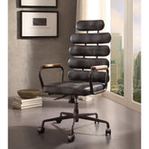 Calan Office Chair Vintage Black Top Grain Leather